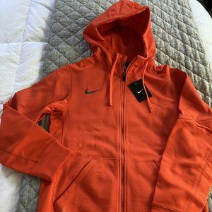 NWT NIKE ThermaFit S SMALL SET Tracksuit Hoodie Jacket SweatPants Pants ORANGE